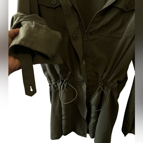 Chaps Olive Green Utility Jacket Size M - Picture 4 of 4